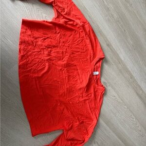 lululemon athletica Red Long Sleeve Top